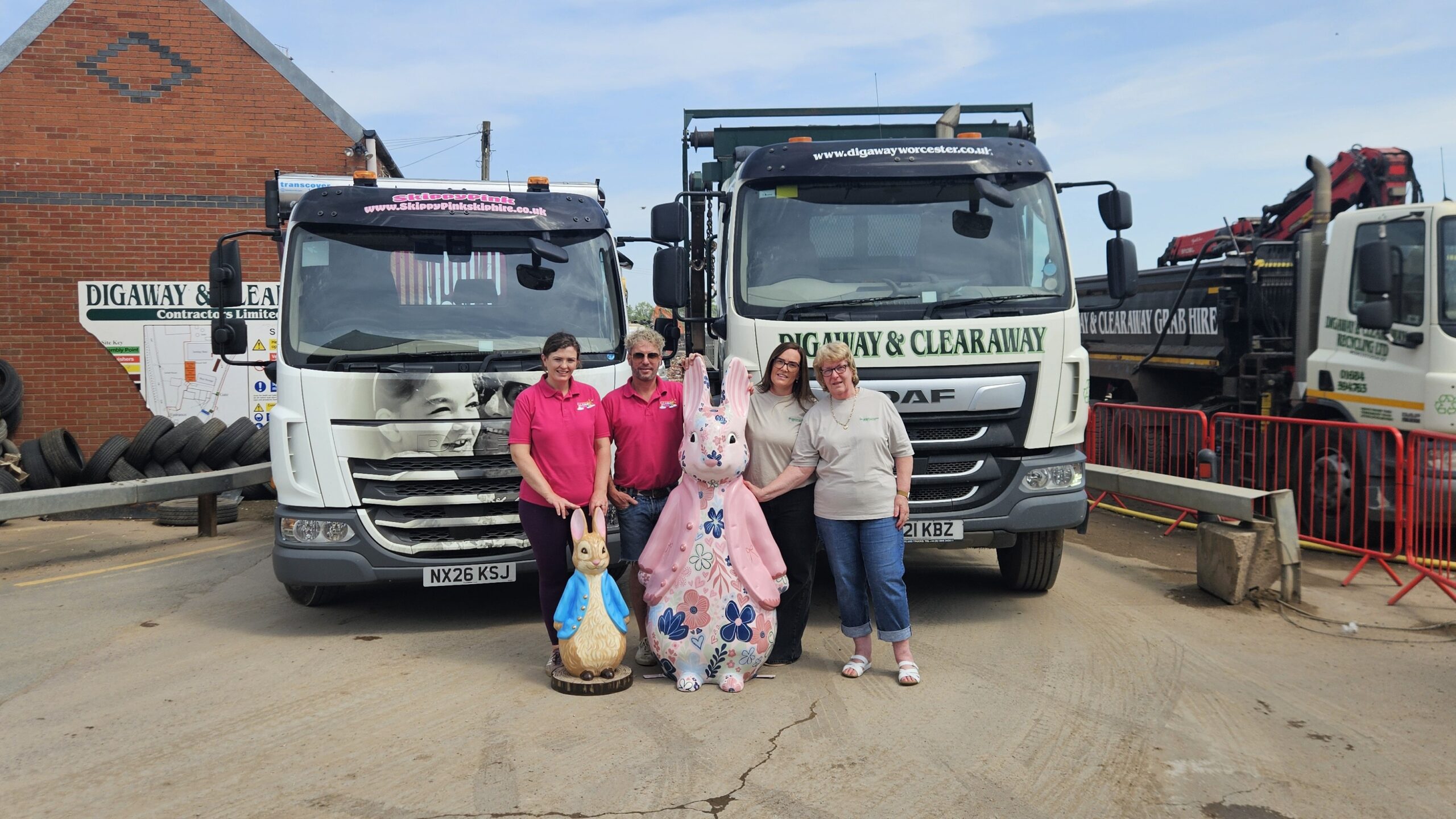 Businesses adopt rabbits in memory of daughter